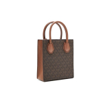 Michael Kors Mk Mercer Monogram Accordion Crossbody kott Naiste k&auml;ekotid Tammepruun 35T1GM9C0I-200 Basic Set (Bag+Dust Bag)