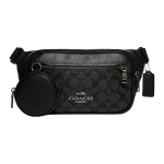 Coach Elias 23 Kirjalogo T&otilde;mblukuga Crossbody kott Meeste kotid Must CJ506-QBO4G Basic Set (Bag+Dust Bag)