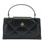 Tory Burch Kira Logo Teemantmustriga Nahast Crossbody K&auml;ekott Mini Naiste k&auml;ekott Must 174999-001 Shopping Bag Set(Basic Set+Shopping Bag)