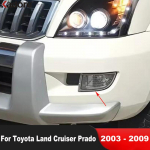 Toyota Land Cruiser Prado FJ120 2003-2007 2008 2009 jaoks Kroomitud Esine Udutule Lambi Kate Liistud Udutule Raam Autotarvikud