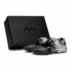 Nike Air Rift 811 Manufacturing, Starry Pattern, Special Shoe Box Slip Resistant Low top Casual Shoes Women's IB8881-001(Team80-S-BOX) 36.5