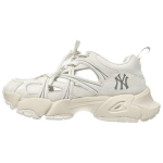 MLB New York Yankees S&uuml;nteetilisest Nahast Libisemisvastased Ja Hingavad J&otilde;e Matkasaapad Unisex Hele Kreemjas 3ASDPA163-50CRL 38