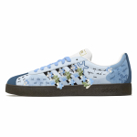 Adidas VL COURT 2.0 Love Planner, Cerulean Low top Skateboard Shoes Unisex Blue ID6015(Team1210-) 36⅔