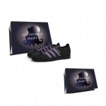 Adidas Originals SUPERSTAR libisemiskindlad kulumiskindlad madalad rulaketsid Unisex Must Lilla EG4959(Team826-S-BOX) 40