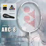 YONEX Arc Saber 8CR T&auml;iss&uuml;sinikust Sulgpallireket