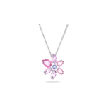 Swarovski Gema segal&otilde;ikega lillemustriga kaelakee Naiste kaelakeed Roosa 5662493 Box (Random Color)