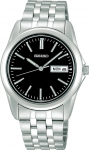 SEIKO SELECTION SCXC013 Kvarts Must Roostevaba Teras [Seiko Kell] Meeste/Unisex Kell, Liikumine, Kuup&auml;eva/P&auml;eva Kalender, Tihikulaud,