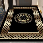 Luksuslik suur esikupadi 200x300cm libisemiskindel pestav pehme vaip elutoa kaunistamiseks 60x90cm brown