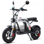 iScooter DX5 Pro Elektriroller hoiuruumiga, 52V 20Ah Aku, 17&rdquo; Maastikurehvid valge