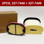 2 tk &otilde;hufiltrit Caterpillar CAT 416D jaoks OEM 2277448 2277449 227-7448 227-7449 252-5001 252-5002 2525001 2525002 P608766 P785965 2PCS