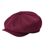 BOTVELA Meeste Newsboy m&uuml;ts Twill puuvill 8 paneeliga m&uuml;ts Lame Ivy Cabbie Vabaaja Baker m&uuml;tsid Gatsby m&uuml;ts Retro m&uuml;tsid Boina Baret meestele 57cm burgundiapunane