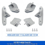 Mercedes CLK W209 Esitulede Remondikomplekt - Tarvik Vasakule ja Paremale Poolele, Mudelid A2098201114L/A2098201214R. Left Headlight Kit