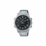 Casio DRESS Klassikaline Lihtne Peen Mood Kvartsmehhanism Roostevabast Terasest Rihm Jaapani ja Korea Kell Meeste Kell Must Tihvt AMW-880D-1AV must