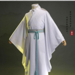 Xie Liani cosplay riided animatsioon t&auml;iskomplekt, Tema Kuninglik K&otilde;rgus Kroonprints, Yuesheni parukas, bambusest m&uuml;ts, vana riietus Hanfu, Huali &otilde;nnistus S valge