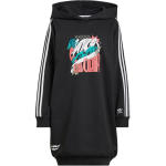 Adidas Originals Pikak&auml;elised Kleit Naiste Must Kapuutsiga M&otilde;&otilde;dukas Keskmise Pikkusega HT4945 34 gray