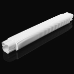 75*65mm Konditsioneeri Torustiku Kate S&uuml;steem Valge Lihtne Paigaldada &Uuml;hendusotsa Kate PVC Ilmastikukindlus Seinakate PVC Kanali 16mm