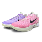 Nike Zoom Kobe 6 Protro Kulumiskindlad Hingavad Madalad Korvpallijalatsid Unisex Roosa Lilla FQ3546-100(Team258-) 41