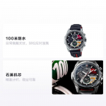 CASIO EDIFICE Honda D93 &uuml;hismodell MotoGP meistriv&otilde;istluste 60. aastap&auml;eva m&auml;lestusmudel Kvartsmeeste k&auml;ekell must sihverplaat EQW-A2000HR-1AJR must