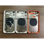 iPhone 11 12 12pro TO 17 Pro LITE 17 PRO Max Tagumine korpus Aku kate Keskmine raam SIM-kaardi salvega Tagumine aku korpus XR TO 17 PRO oranž