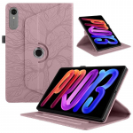 360 kraadi p&ouml;&ouml;rlev &uuml;mbris Lenovo Xiaoxin Pad Pro 13 2026 jaoks, reljeefne puulehtedega klapp&uuml;mbris Lenovo Idea Tab Pro 2. p&otilde;lvkonna 13'' jaoks, kate TB376FC Pad Pro 13 TB376FC roosa kuldne v&auml;rv