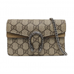 [Kasutatud] Gucci Dionysus GG Supreme Super Mini kott 'Beež' - V&auml;ga hea #FLXW2E ONE SIZE