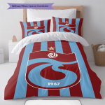 Trabzonspor klubi Voodipesu Tekikomplekt Tekikate Padjap&uuml;&uuml;r Kodu Kaunistus S&uuml;nnip&auml;evakingitus (1 * tekikott + 2 * padjap&uuml;&uuml;ri, ilma s&uuml;damikuta) 140x200cm gray