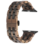 22mm Klassikaline Must Puidust Rihm Apple Watch Iwatch K&otilde;ikidele Seeriatele 11 10 9 8 7 6 5 SE 49mm Ultra 42mm(series 3)/44mm/45mm/46mm/49mm black