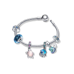 Pandora Ocean Series 925 H&otilde;bedast K&auml;ev&otilde;ru Naistele H&otilde;bedane ZT2380-1 h&otilde;be