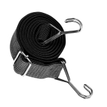 2/3/4/5m Juhe Konksudega 40mm &Uuml;lilai Reguleeritav Elastne Veniv Tugevad Rihmad K&ouml;is Tugevad Pagasirihmad black