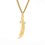 Imam Ali Zulfiqari m&otilde;&otilde;ga ripatsiga kaelakee Amulett meestele 60CM beige