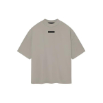 Fear of God Essentials &Uuml;mmarguse kaelusega T-s&auml;rk II Seal Meeste Topid Hall 125SP244195F L white