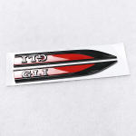 Kuumad 2 tk Rline R GTI GLI Embleem Auto Poritiiva K&uuml;ljetiib Autokleebise Tarvikud Volkswageni VW Golf MK8 Polo Passat Magotan Tig tp3 jaoks 1Set (2Pcs) black