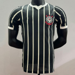 Corinthians 2026-2027 v&otilde;&otilde;rsilgune l&uuml;hikeste varrukatega jalgpallis&auml;rk meestele bambuskiust tehniline jalgpallivorm Small black