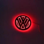 4/5D 11cm VW Logo Valgus LED Tagumine Embleemi Valgus Eesmise Grilli jaoks Volkswagen Bora Golf Jetta POLO MAGOTAN Passat B7 Autologo Valgus