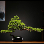 HJJ Kunstlik Bonsai Simulatsioon Tervitusk&auml;nd Komposiitstiilis Kaunistus Realistlik V&otilde;lts Taim Ideaalne Teetuba T&ouml;&ouml;laud Sissep&auml;&auml;s Hotell (Stiil D)