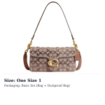 COACH Tabby lehmanahast &otilde;lakott keskmine naiste seen CDZ34-B4MS One Size 1 gray