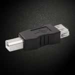 Mini-must USB-t&uuml;&uuml;pi A-t&uuml;&uuml;pi naissoost USB-t&uuml;&uuml;pi B-t&uuml;&uuml;pi USB-isane muunduri adapter