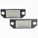 2tk 12V valge 24 LED numbrim&auml;rgi valgusti Ford Focus C-MAX MK2 auto valgusallika jaoks