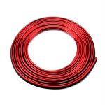 5M auto stiilis siseviimistlus koos dekoratiivse vormimisliistuga armatuurlaua ukseserva universaalsete autoosadega punane