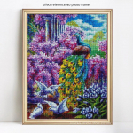 Teemanttikandid Paabulind Teemantmaal T&auml;isringi saabumine Loomad Teemant 20X30