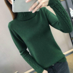 Naiste paks soe kampsun Slim salenemistrendi s&uuml;gis- ja talvekampsun Wild Turtleneck sviiter L
