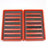 Bimoo 120 tk kombineeritud helmepea Nymph Fly Forelli kalap&uuml;&uuml;gi k&auml;rbsed John Wood on kahesendine Caddis Bluegill Crappie Makerel Fish Bait 120PCS/Box