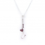 Les Tr&eacute;sors De Lily [G2774] - Collier Argent 'I Love U' h&otilde;be