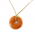 Les Tr&eacute;sors De Lily [K3052] - Collier 'Min&eacute;ralia' orange oranž