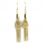 Les Tr&eacute;sors De Lily [N3132] - Boucles Cr&eacute;ateur 'Kilimanjaro' dor&eacute; (g&eacute;om&eacute;triques) kuld