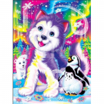 V&auml;rvilised koomiksikassi teemantmaalid t&auml;is &uuml;mmargused rhinestones pildid 20X30CM