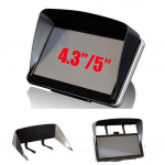 Autod Autoosad Auto kaitsekate GPS-varjuplokk Rulookatte tarvikud Visiir 5/7-tolline p&auml;ikeseekraan 5 inch must