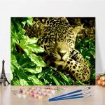 DIY maalimine numbrite j&auml;rgi Kunst numbrid maalimine digitaalne &otilde;limaal K&auml;sit&ouml;&ouml; Hobid Kodukaunistus 40x50cm no frame