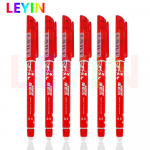 6 tk Kustutatav pliiats Geelpliiats Vastupidav plastikust tint Sinine 0,5 mm Kasulikud &otilde;pilaste kustutatavad koolipliiatsi kirjatarbed 6pcs
