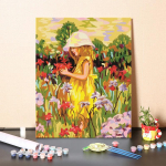 L&otilde;uend numbrite maalimine DIY maalimine numbrite j&auml;rgi Digitaalne &otilde;limaal K&auml;sitsi valmistatud numbrid &otilde;limaal 40x50cm no frame